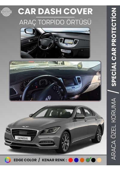 Hyundaı Genesıs Bh Kasa 2008-2014 Torpido Örtüsü Ön Panel Halı Torpido Koruma Tam Uyum - 325 Stiloto