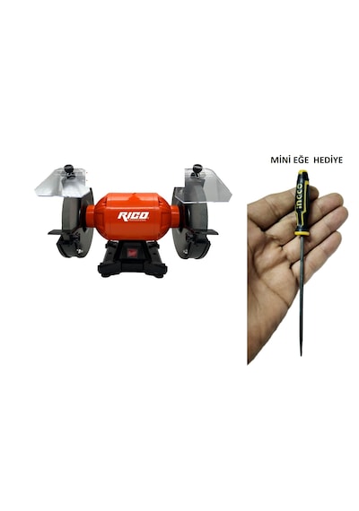 Rico Işıklı Taş Motoru 600w 200mm