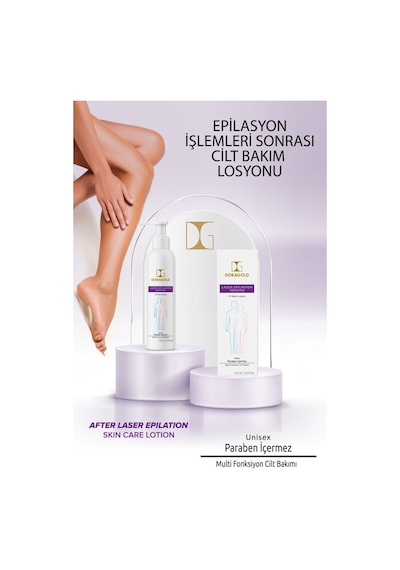 Doragold Lazer Epilasyon Sonrası Cilt Bakım Losyonu Krem 125 ML