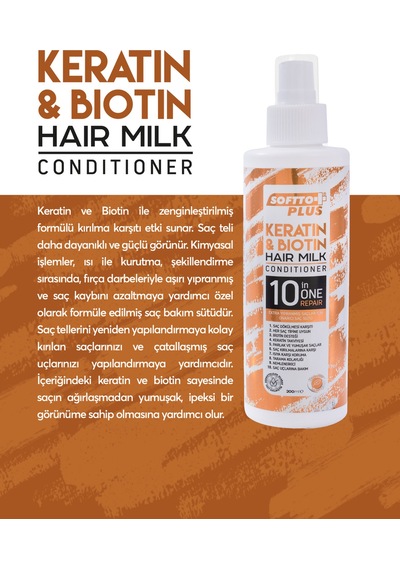 Keratin-bıotın Haır Mılk Saç Sütü 200 Ml