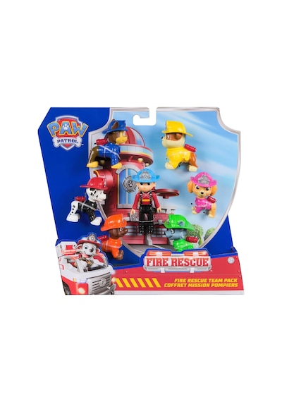 Paw Patrol Fire Rescue 7 Li Figür Seti Ryder+chase+marshall+skye+rubble+rocky+zuma