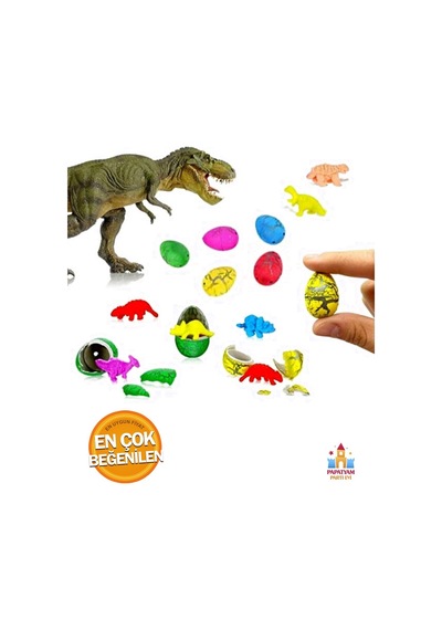 Oyuncak Dinazor Yumurtası Suda Büyüyen Dinazor Yumurtası Küçük Boy 4 Adet