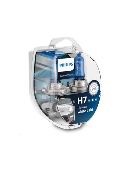 Philips H7 Diamond Vision Ultimate Parlak Beyaz Işık 5000k