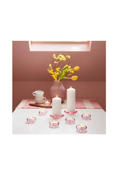 Ikea Bladfågel Tealight Mumluk, Pembe, 3 Cm