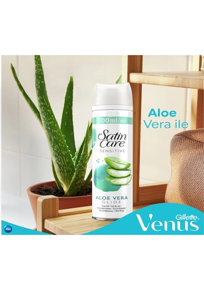 Satin Care Tıraş Jeli Kuru Ve Hassas Cilt 200ml 2'li Set