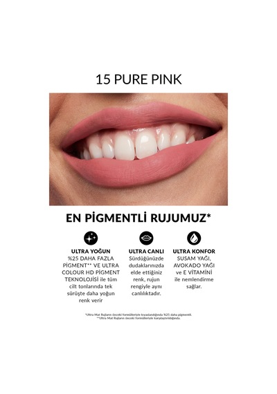 Ultra Mat Marvellous Mocha, Red Supreme Ve Pure Pink Üçlü Ruj Paketi Çok Renkli - 883804019 Diğer