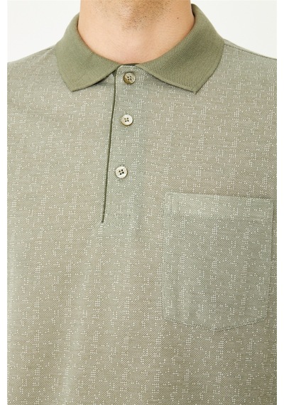 Haki Polo Yaka T-shirt Haki