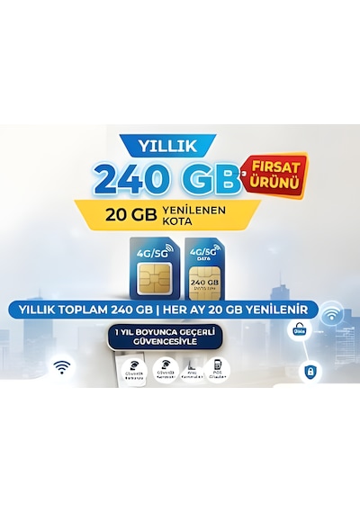 Turktelekom Data Hat 20gb
