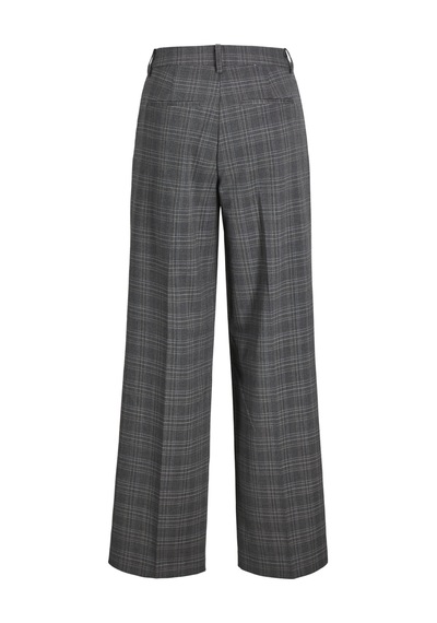 Jack & Jones Kadin Yüksek Bel Dokuma Pantolon - Ellis - 12248958 - 1 Dark Grey Melange