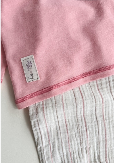 Cigit Oversize Pantolon Takım 2-10 Yaş Pembe