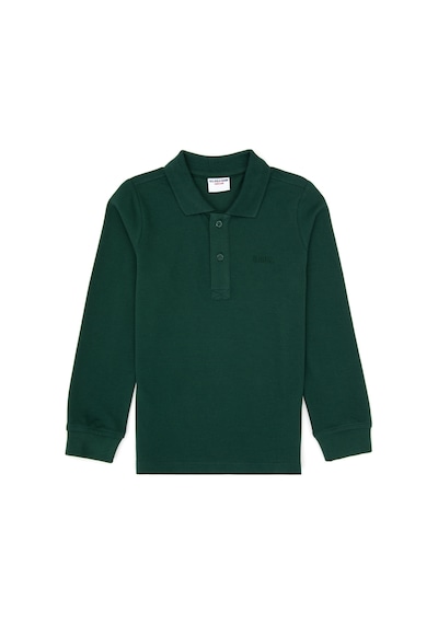 U.S. Polo Assn. Erkek Çocuk Koyu Yeşil Basic Polo Yaka Sweatshirt 50313790-VR079 U.S. Polo Assn. Erkek Çocuk Koyu Yeşil Basic Polo Yaka Sweatshirt 50313790-VR079