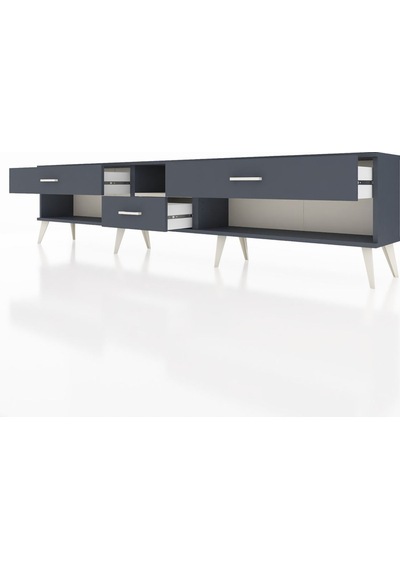 Arges Tv Ünitesi Tek Raflı 3 Çekmeceli 220x30x51 Antrasit-aytaşı/antrasit Aytası/antrasıt - Antrasıt Arges Tv Ünitesi Tek Raflı 3 Çekmeceli 220x30x51 Antrasit-aytaşı/antrasit Aytası/antrasıt - Antrasıt