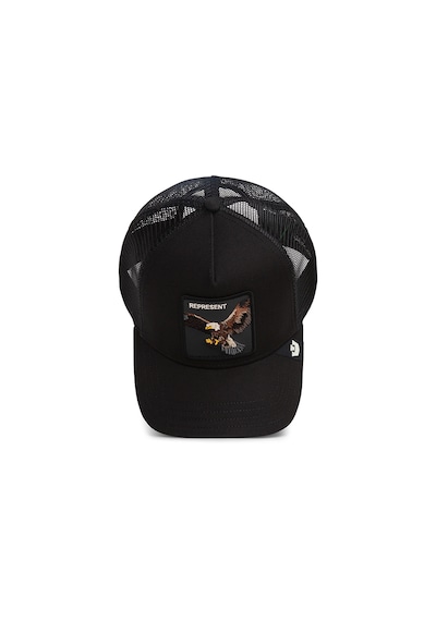Goorin Bros. Represent Eagle Trucker Kartal Figür 101-2993 Şapka siyah