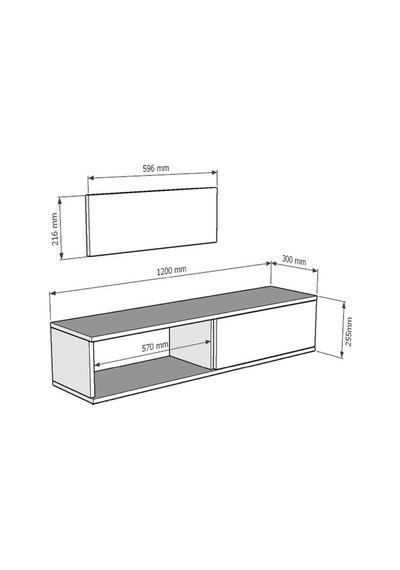 Tda1204bt Corsa Duvara Montaj Tv Sehpası Beyaz-traverten 120cm Beyaz - Traverten Tda1204bt Corsa Duvara Montaj Tv Sehpası Beyaz-traverten 120cm Beyaz - Traverten