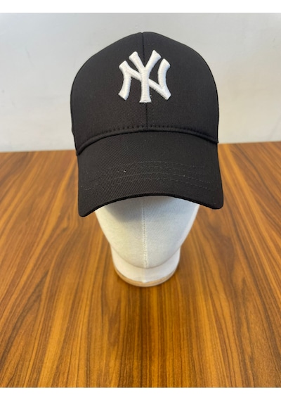 Hamze Ny Yankees New York Nakışlı Unisex Beyzbol Cap Şapka Siyah - Beyaz