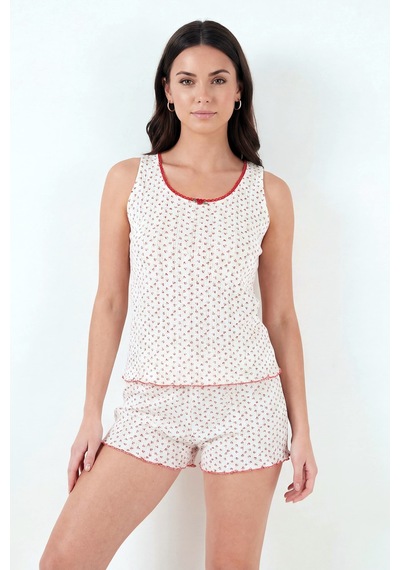 Lela Bayan Pijama Takımı 65770754 Ekru