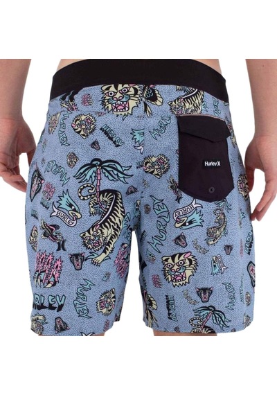 Hurley Hurley Phantom Art 18 Erkek Mavi Astarsız Boardshort 2241