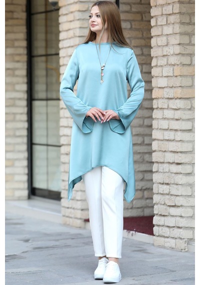 Esilanur Armin Tesettür Tunik Mint Mint