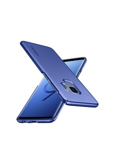 Spigen Galaxy Uyumlu S9 Kılıf Thin Fit Blue Coral