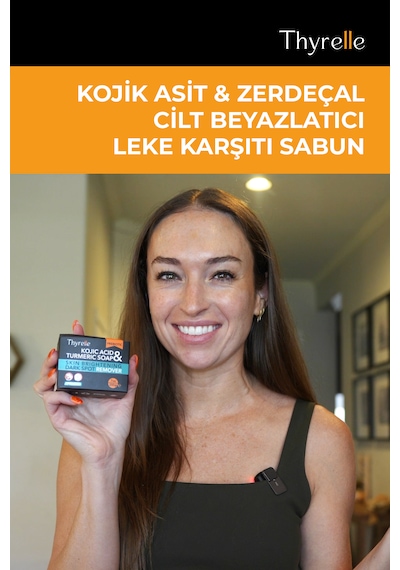 Thyrelle Kojik Asit & Zerdeçal Leke Karşıtı Beyazlatıcı Sabun 100 G