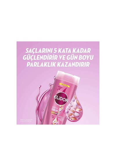 4 Adet Elidor Güçlü Parlak Şampuan 400 Ml