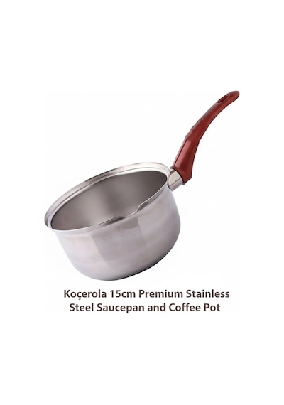 Koçerola 15 Cm Premium Paslanmaz Çelik Sosluk Ve Cezve Diğer