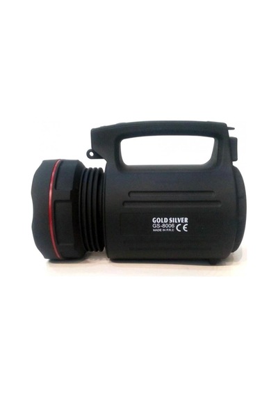 Gs-8006 Parlak Ledli Taşınabilir Şarj Edilebilir El Feneri 15w