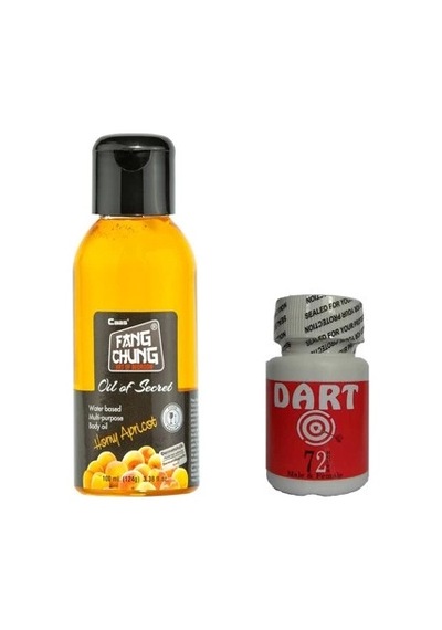 Hepsidahice Fang Chung Oil Of Secret 100ml Kayısı Aromalı Masaj Yağı + 30lu Dart72 Erkeklere Özel