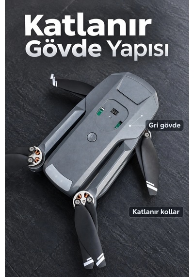 Taşıma Çantalı Gps Drone Ve Ekranlı Kumanda