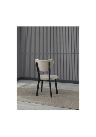 Elma Sandalye 4 Adet Krem Krem