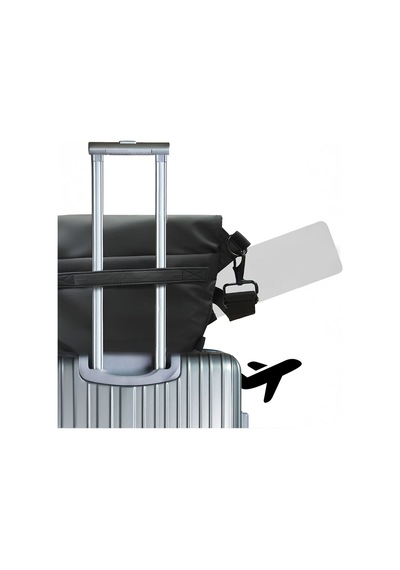 Lenyes Lb563 Dreamer Crossbody Serisi Su Geçirmez Deri Tasarımlı Çapraz Vücut Çantası Siyah Siyah