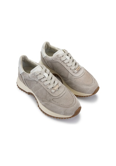 Tamer Tanca Kadın Hakiki Deri Bej Süet Sneakers & Spor Ayakkabı 154 7161 Bn Ayk Y26 Bej Suet