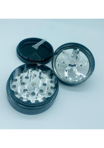 Tobaccoturk724 Çelik Metal 3 Parça Tutun öğütücü Grinder 62 MM aly285
