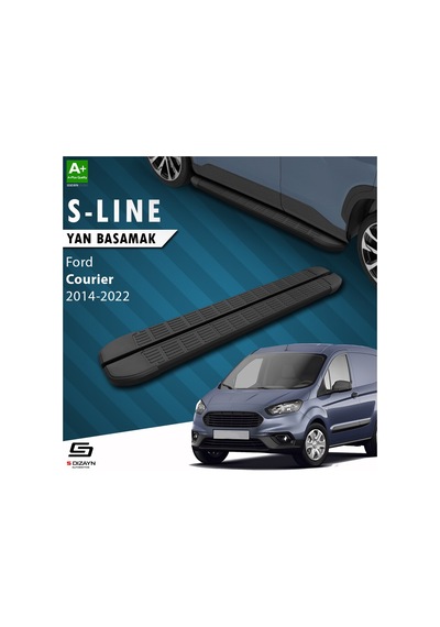 Ford Courier S-line Siyah Yan Basamak 173 Cm 2014-2022