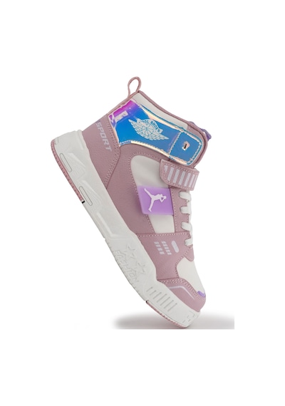 Sneaker Ortopedik Taban Unisex Çocuk Spor Ayakkabı Pudra