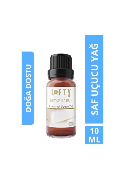 Lofty Beyaz Sabun Uçucu Yağ Buhurdanlık Esansı Oda Kokusu 10 ML
