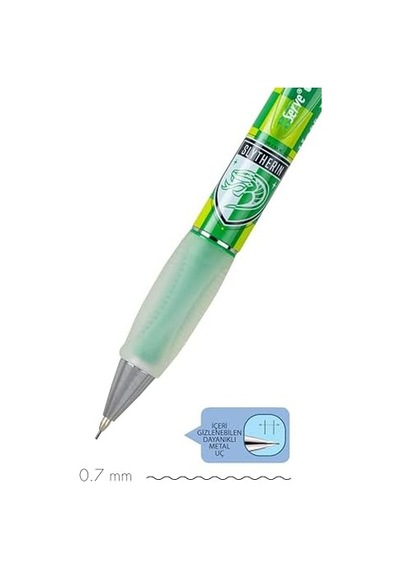 Mek Kur Klm 07mm - Slytherın Damalı -