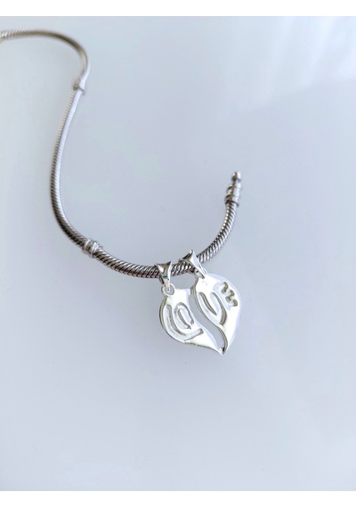 925 Ayar Gümüş Best Frıend Love Tasarım Charm