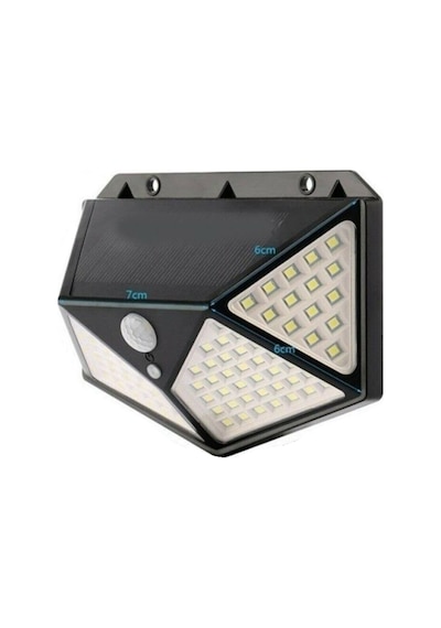 River World 100 Ledli Güneş Enerjili Bahçe Lambası
