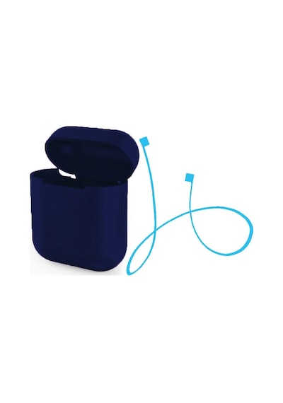 Ally Apple AirPods Uyumlu İçin Renkli Strap Kulaklık Askısı+ Silikon Kılıf- 5775 Standart