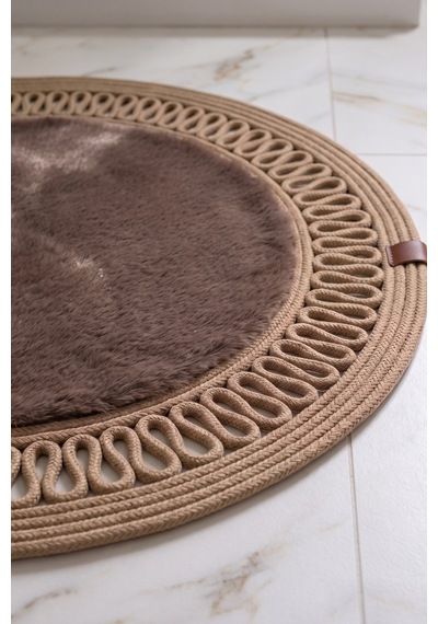 Banyo Paspası Takımı 60x100+40x60 Cm İç Trikot Mouss Kahve & Camel
