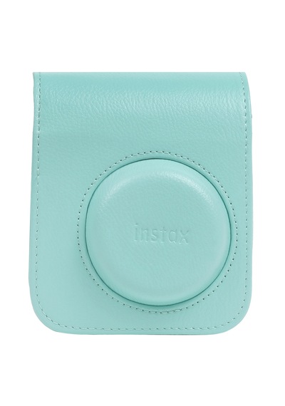 Instax Mini 13 Uyumlu Yeşil Deri Çanta Ve Albüm Set
