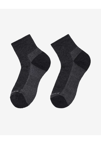 Skechers Wo1/2 Terry Traıl Qtr Crew - 2'li Paket Kadın Çorap Kadın Siyah Çorap S118743-001