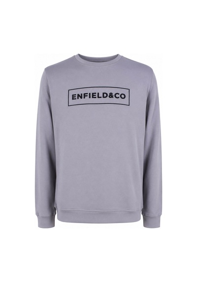 Trender Enjeksiyon Gri-beyaz Erkek Sweatshirt 2011 Gri - Beyaz