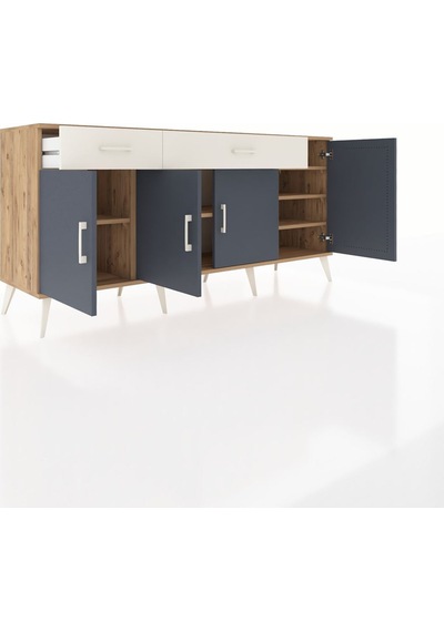Hyperion Konsol 5 Raflı 2 Çekmeceli 4 Kapaklı 176x44x83 Çam-antrasit/aytaşı Antrasit/aytaşı Hyperion Konsol 5 Raflı 2 Çekmeceli 4 Kapaklı 176x44x83 Çam-antrasit/aytaşı Antrasit/aytaşı