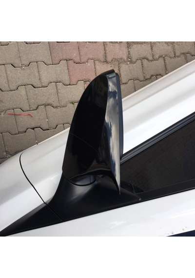 Hyundai Accent Blue Sinyalli Batman Yarasa Ayna Kapağıı Piano Black Plastikk
