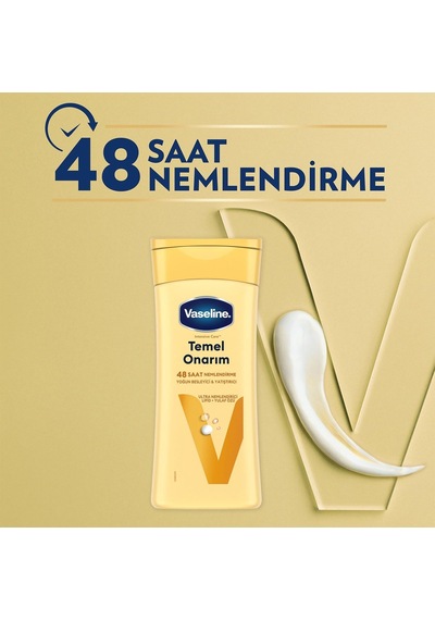 Vaseline Vücut Losyonu Temel Onarım Kuru Ciltler İçin 200 Ml