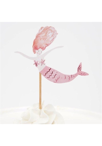 Meri Meri - Mermaid Cupcake Kit - Deniz Kızı Cupcake Kit