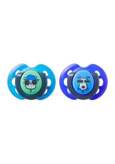 Tommee Tippee 2X Fun Emzik  0-6 Ay Lacivert