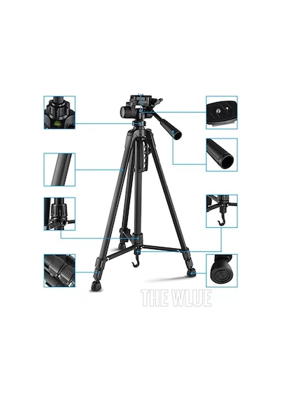 Profesyonel Outdoor Tripod 140cm Tüm Dslr Kameralarla Uyumlu Vide